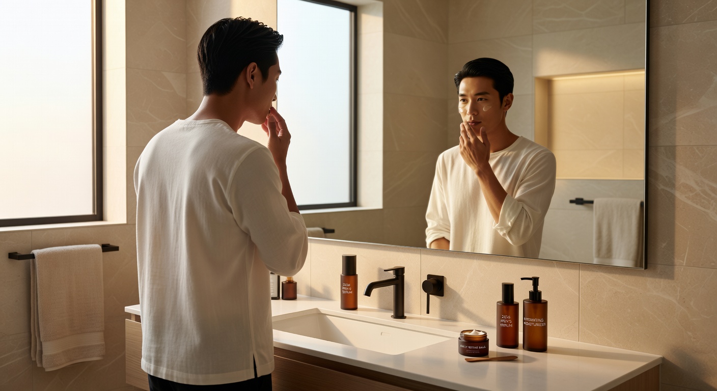 朝のスキンケアルーティン