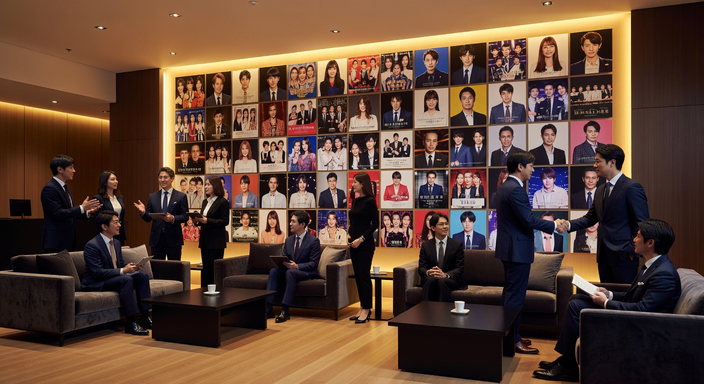 芸能事務所のオフィス